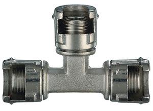 RACCORDO DI GIUNZIONE CON TRE DADI FRESATI '12/B' 1/4' -COM18