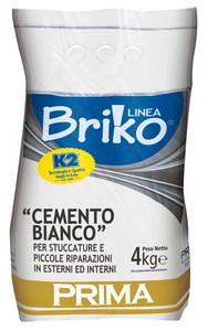 CEMENTO BIANCO IN POLVERE 'BRIKO K2' Kg. 4 - sacchetta