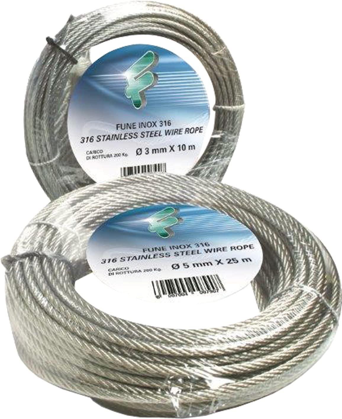 FUNE INOX 49 FILI MM.4 X 10MT