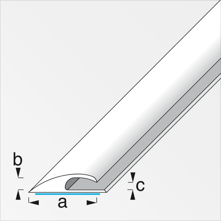 PROF DI CHIU 28 X 5 PVC NERO 1 MT