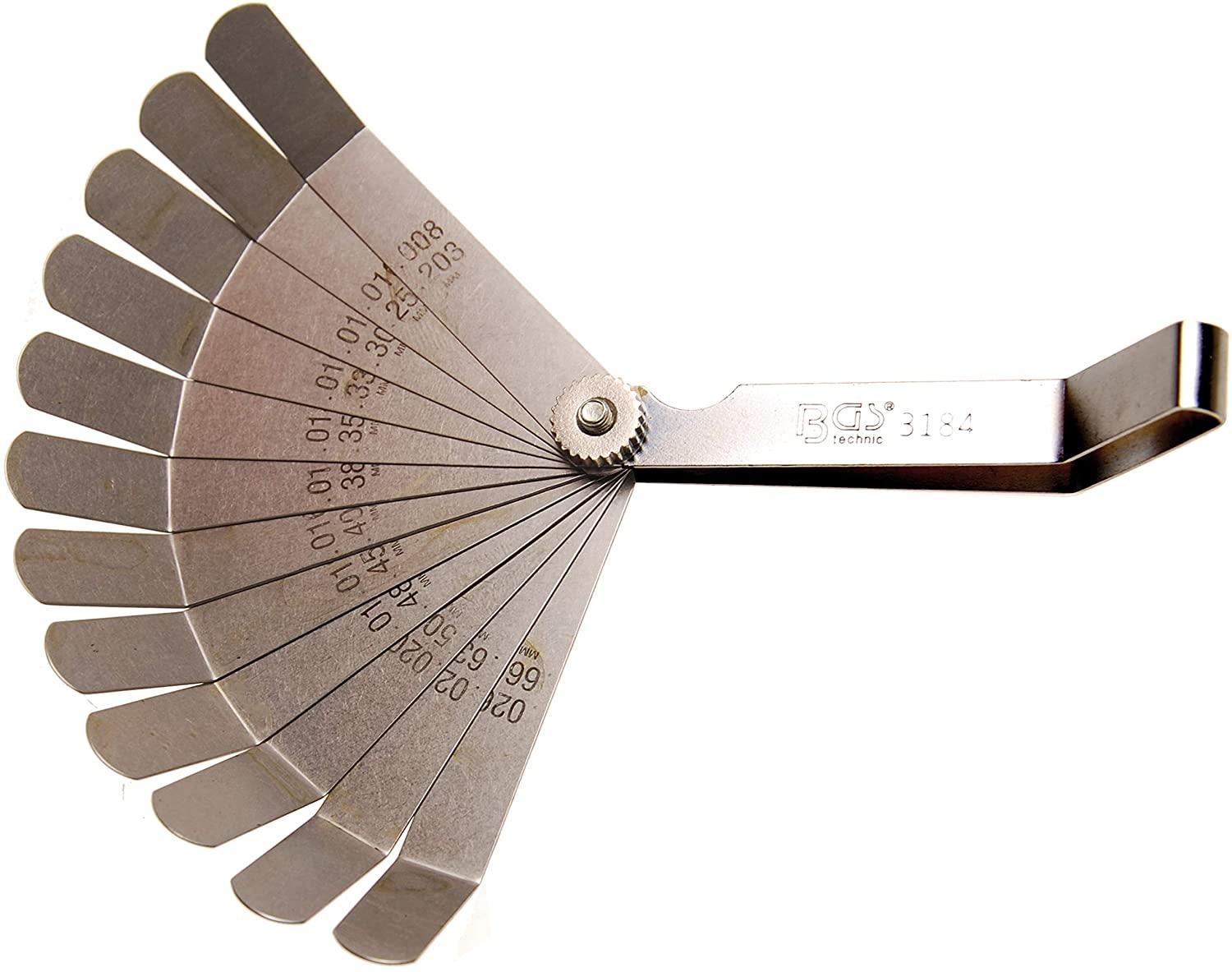 SPESSIMETRO CON 12 LAME DI PRECISIONE, PIEGATE