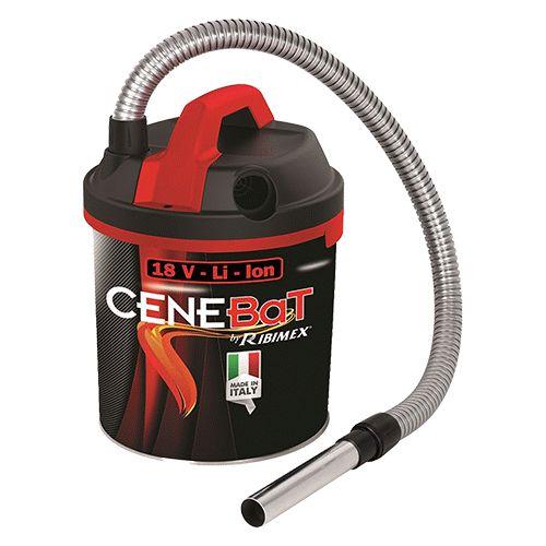 BIDONE ASPIRACENERE A BATTERIA 'CENEBAT' Lt. 18 - 300W - 18V