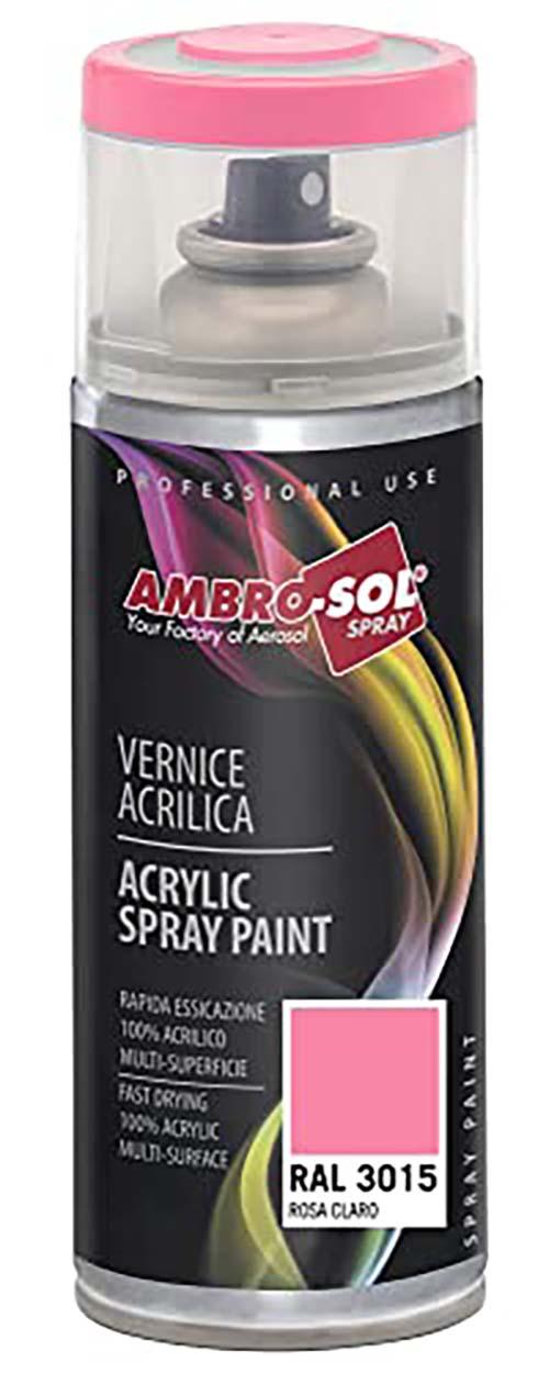 SMALTO ACRILICO MULTIUSO 400 ML RAL 3015 ROSA CHIARO