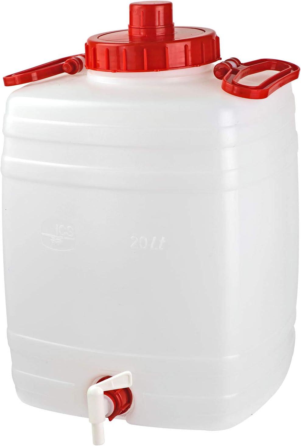 FUSTINO MANIGLIA FERRO COP.CON SFIATO C/RUB. LT. 20