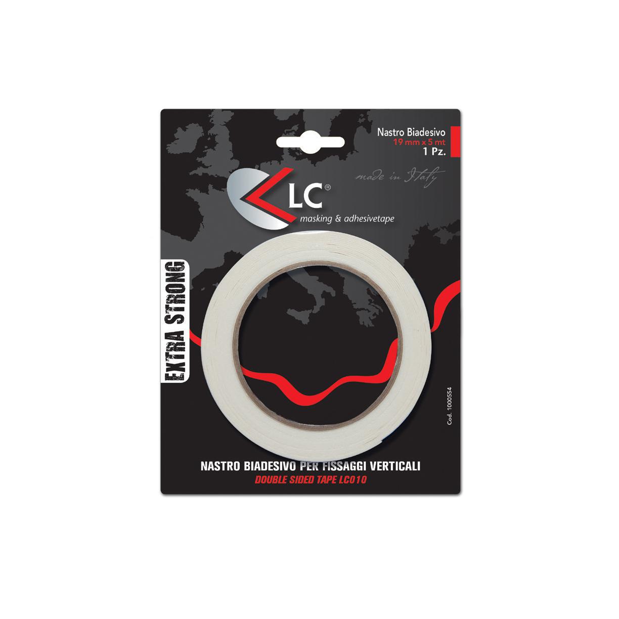 NASTRO BIADESIVO 19 X 5 MT LC010 EXTRA STRONG SKIN PACK