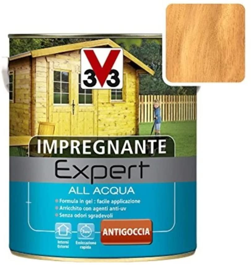 IMPREGNANTE PER LEGNO ALL'ACQUA - LINEA EXPERT Noce Chiaro lt. 0,75