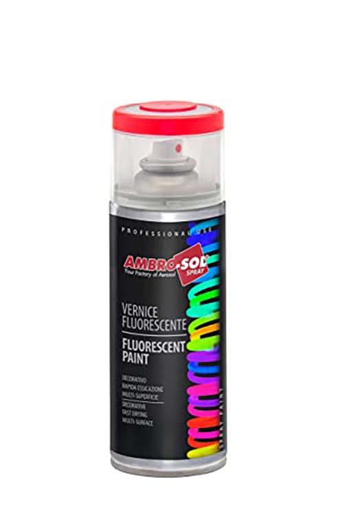 SMALTO ACRILICO MULTIUSO 400 ML FLUORESCENTE ROSSO