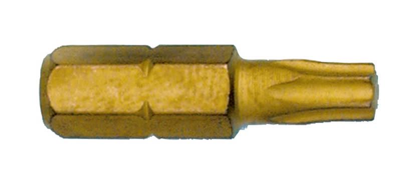 INSERTO TORX TITANIO ATT.1/4"C TX15 L.25