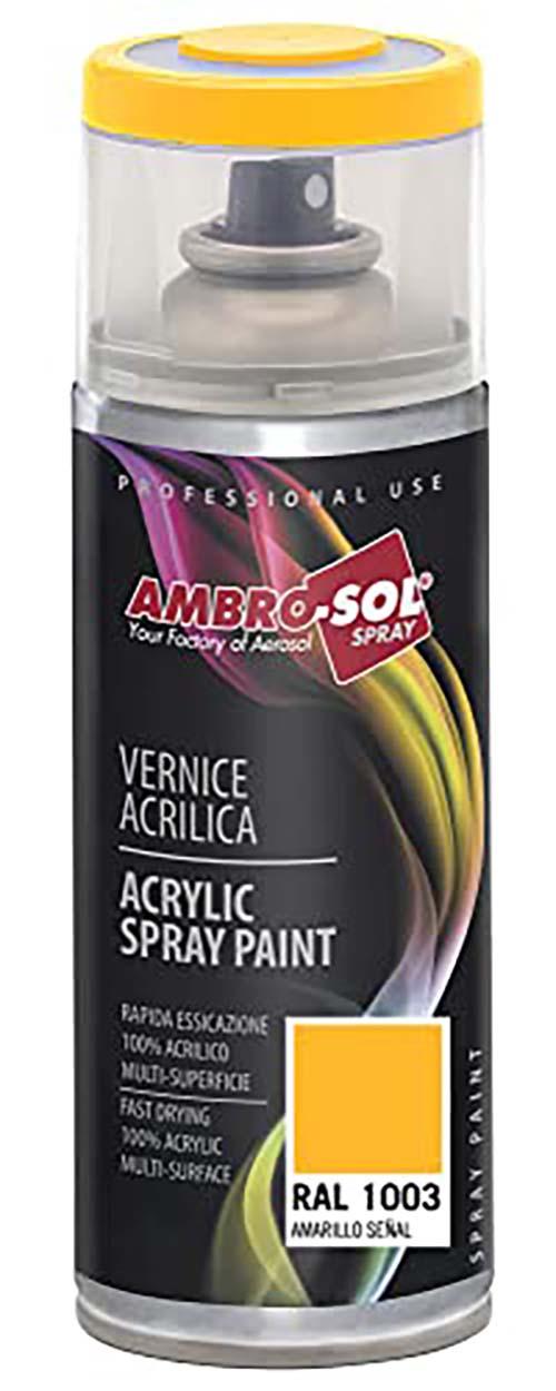 SMALTO ACRILICO MULTIUSO 400 ML RAL 1003 GIALLO SEGNALE