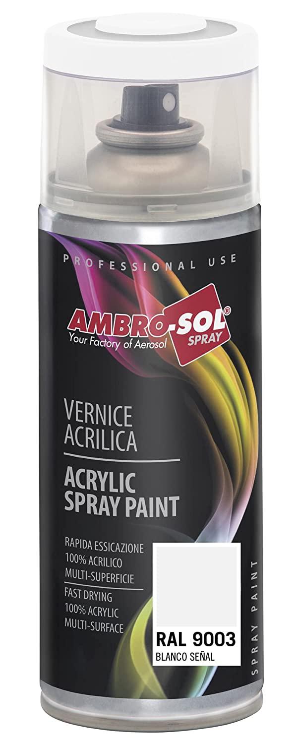 SMALTO ACRILICO MULTIUSO 400 ML RAL 9003 BIANCO SEGNALE