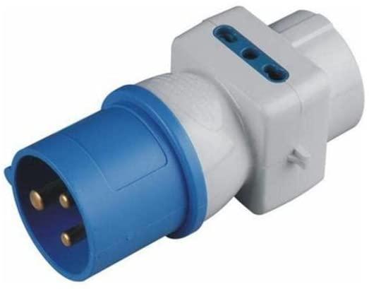 ADATT. 1 SPINA CEE 2P+T 16A 250V 2PR. 2P+T 10/16A 250V B/P 1 PR. SCHUKO