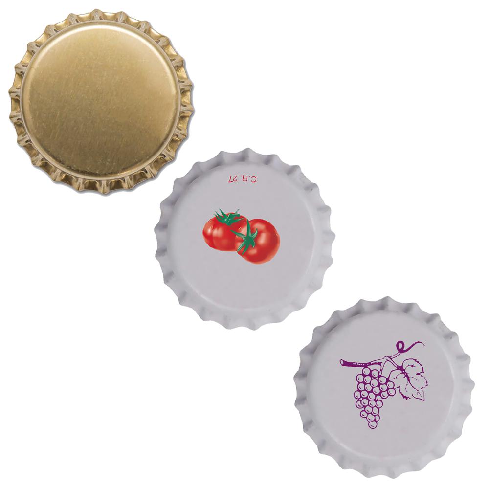 TAPPO A CORONA ø mm 26 'oro'