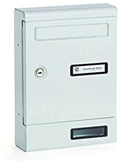 CASSETTA POSTALE S/2001 ALLUMINIO VERNICIATO BIANCO RAL 9001