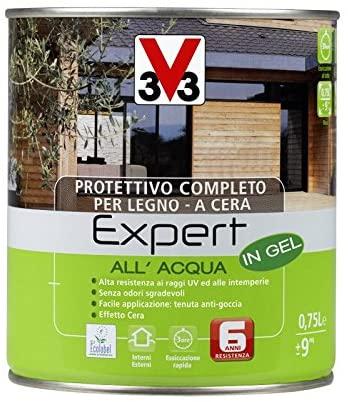 PROTETTIVO COMPLETO PER LEGNO A CERA - IN GEL- ALL'ACQUA - LINEA EXPERT Incolore