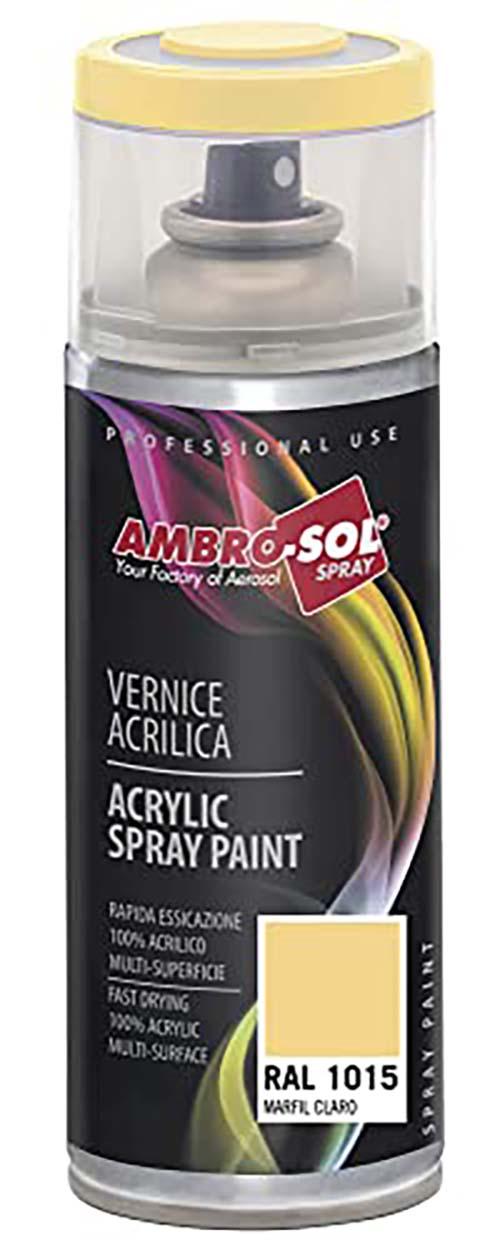 SMALTO ACRILICO MULTIUSO 400 ML RAL 1015 AVORIO CHIARO