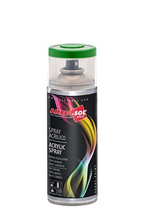 SMALTO ACRILICO MULTIUSO 400 ML RAL 6024 VERDE TRAFFICO AMBRO-SOL